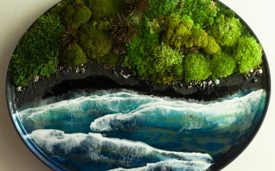 cerulean sea (60x73cm) $1800